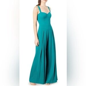 Dress the Population Teal Jumpsuit